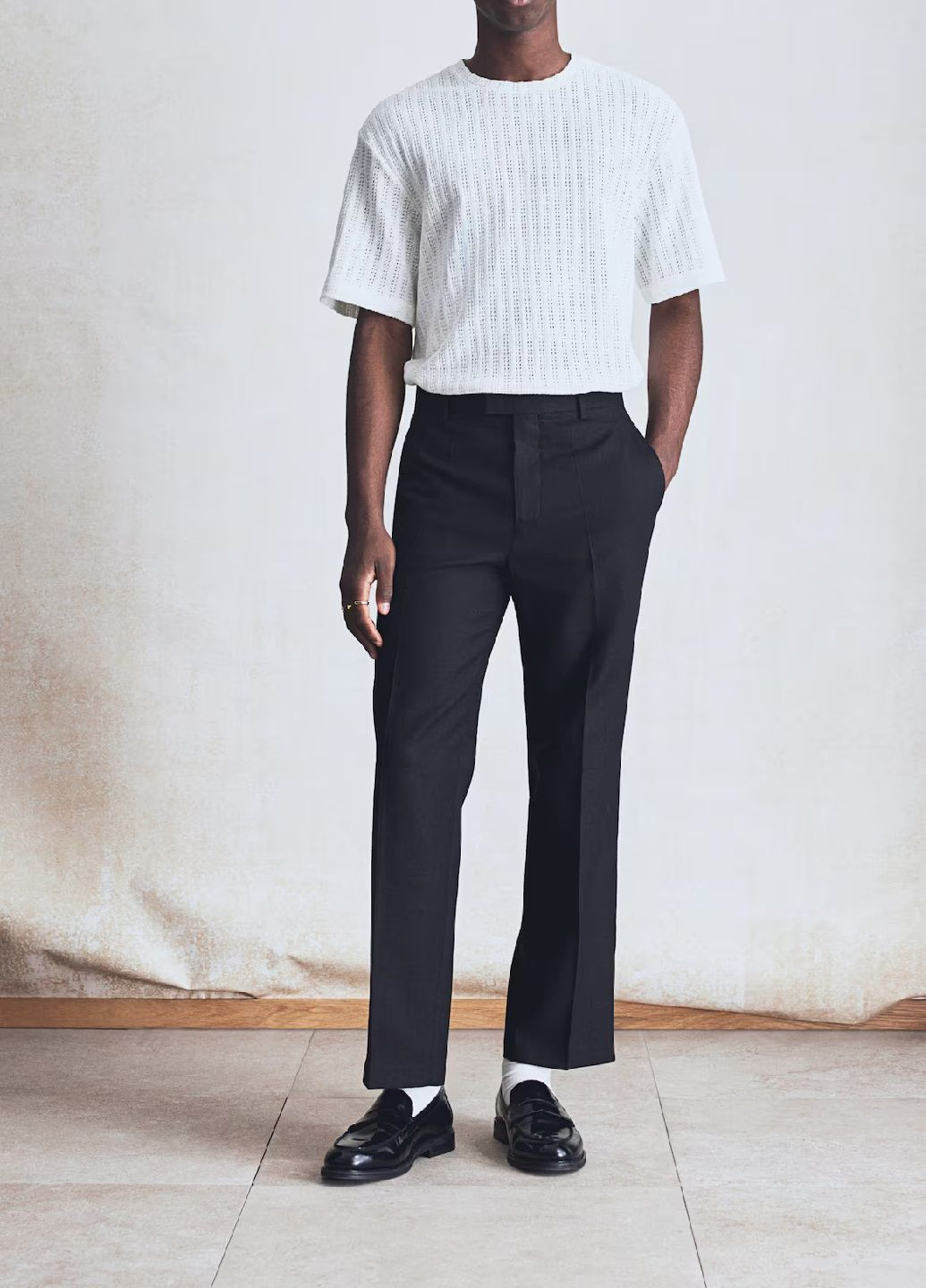 Белая футболка H&M