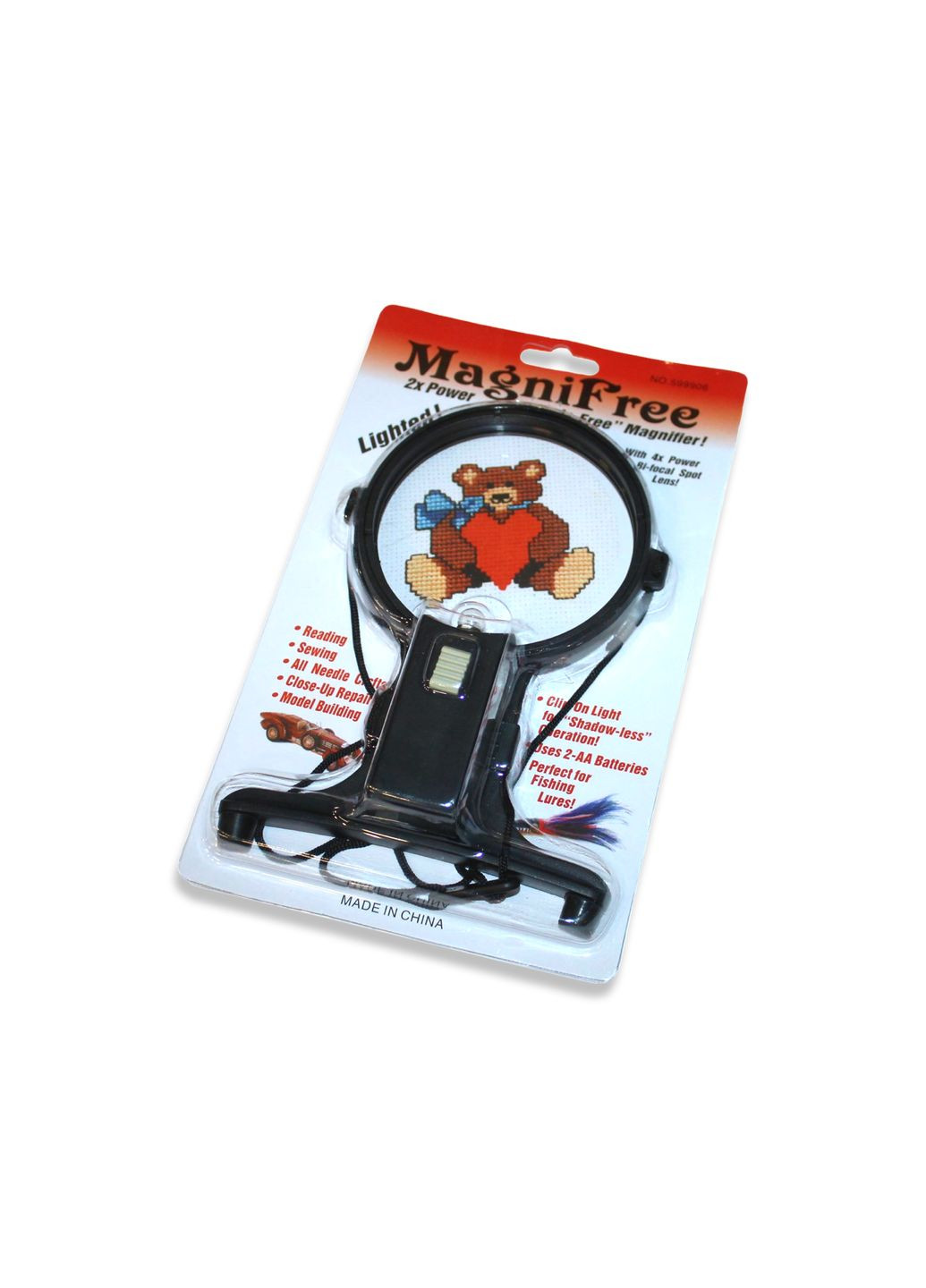 Лупа для вишивання на підвісці з підсвічуванням 120мм FROM FACTORY NSZ (335397544)
