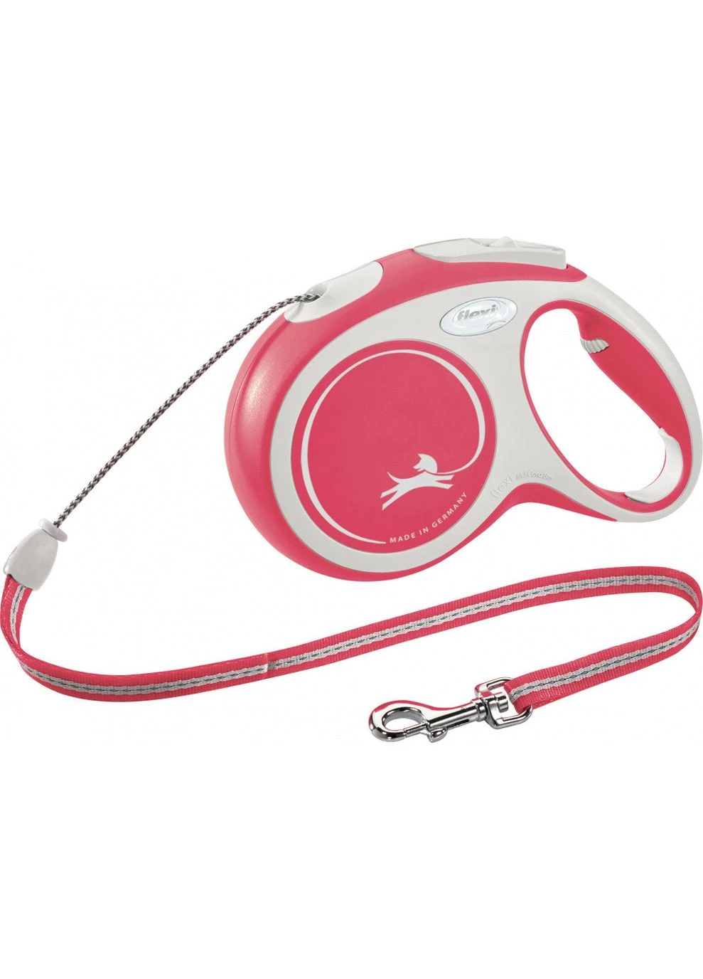 Повідець-рулетка трос COMFORT Cord M(8м) (червоний) Flexi (391786163)