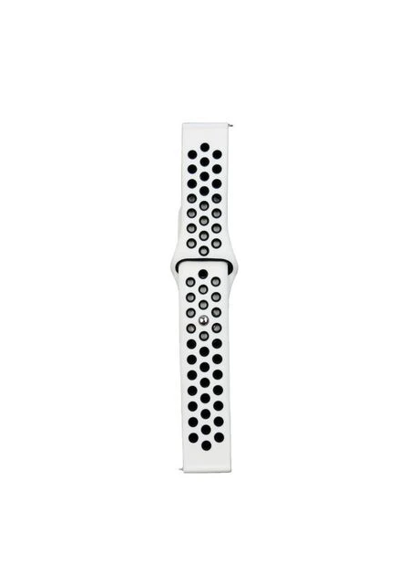 Ремінець силіконовий для Galaxy Watch Active/Gear S2/Amazfit чорний 20 мм Smart Watch (370166035)