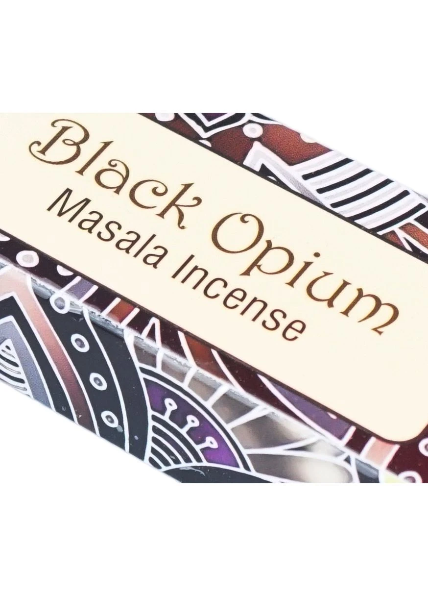 Ароматичні палички Чорний опіум Namaste India Black opium Terra (400003399)