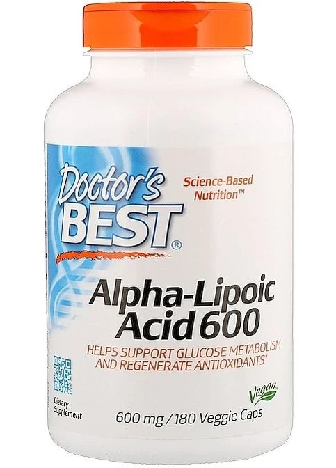 Альфа-липоевая кислота, 600 мг - Alpha Lipoic Acid 60шт (876167-38423011) Doctor's Best (379781774)