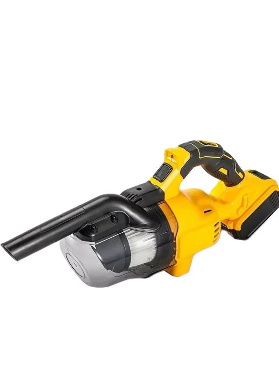 Пылесос аккумуляторный RIAS SG-8082 для дома и авто с подсветкой 65W 0.7L Yellow (3_07664) No Brand (395882525)