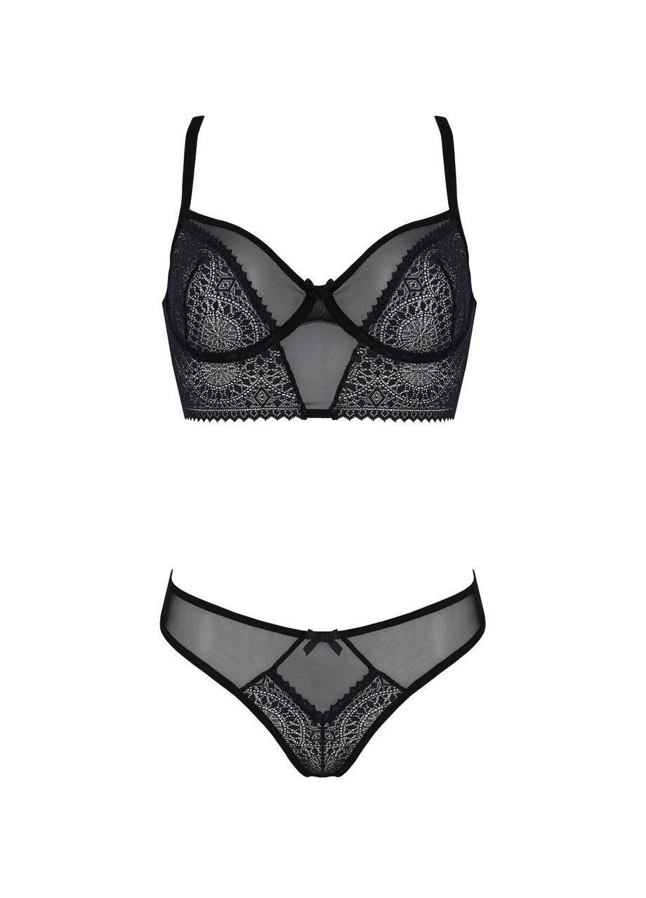 Чорний демісезонний комплект drosera set black l/xl - eco Passion