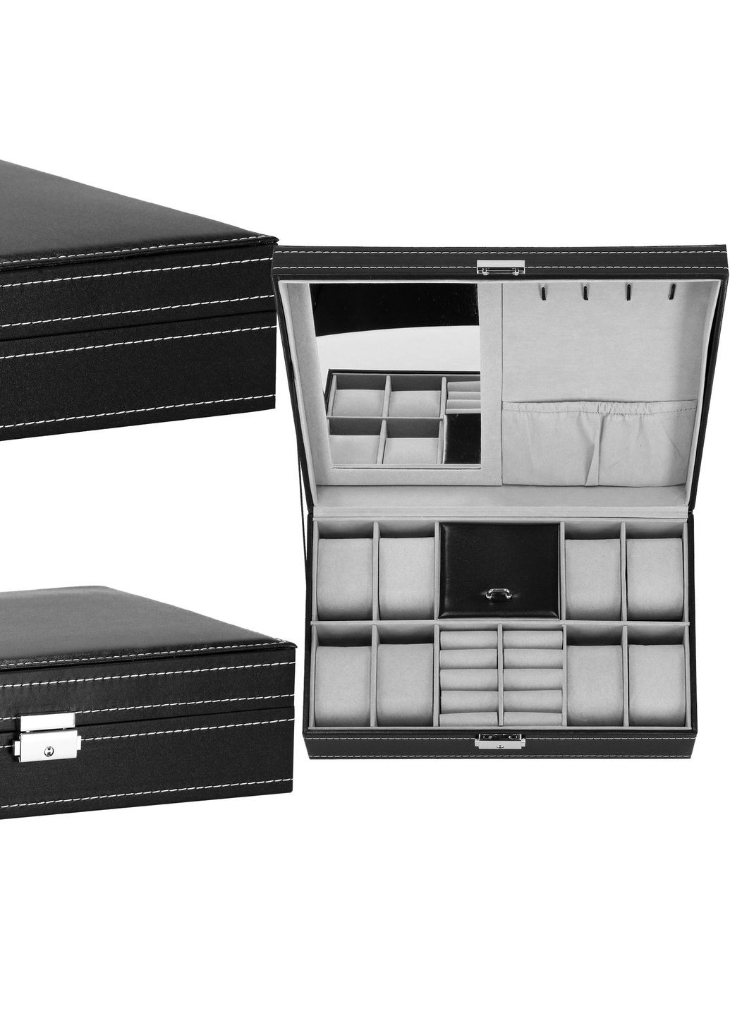Скринька (органайзер) для зберігання годинників 30 x 20 x 8 см Springos ha1062 (290254613)