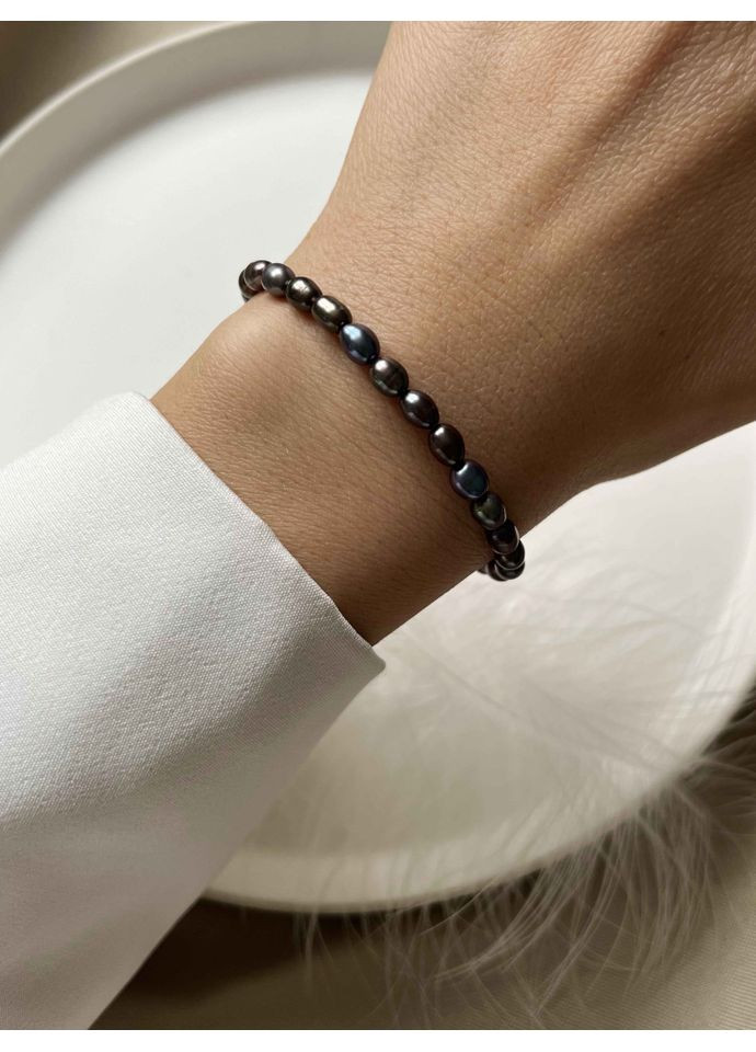 Браслет з чорних перлин 4693 LeBijou (367579920)
