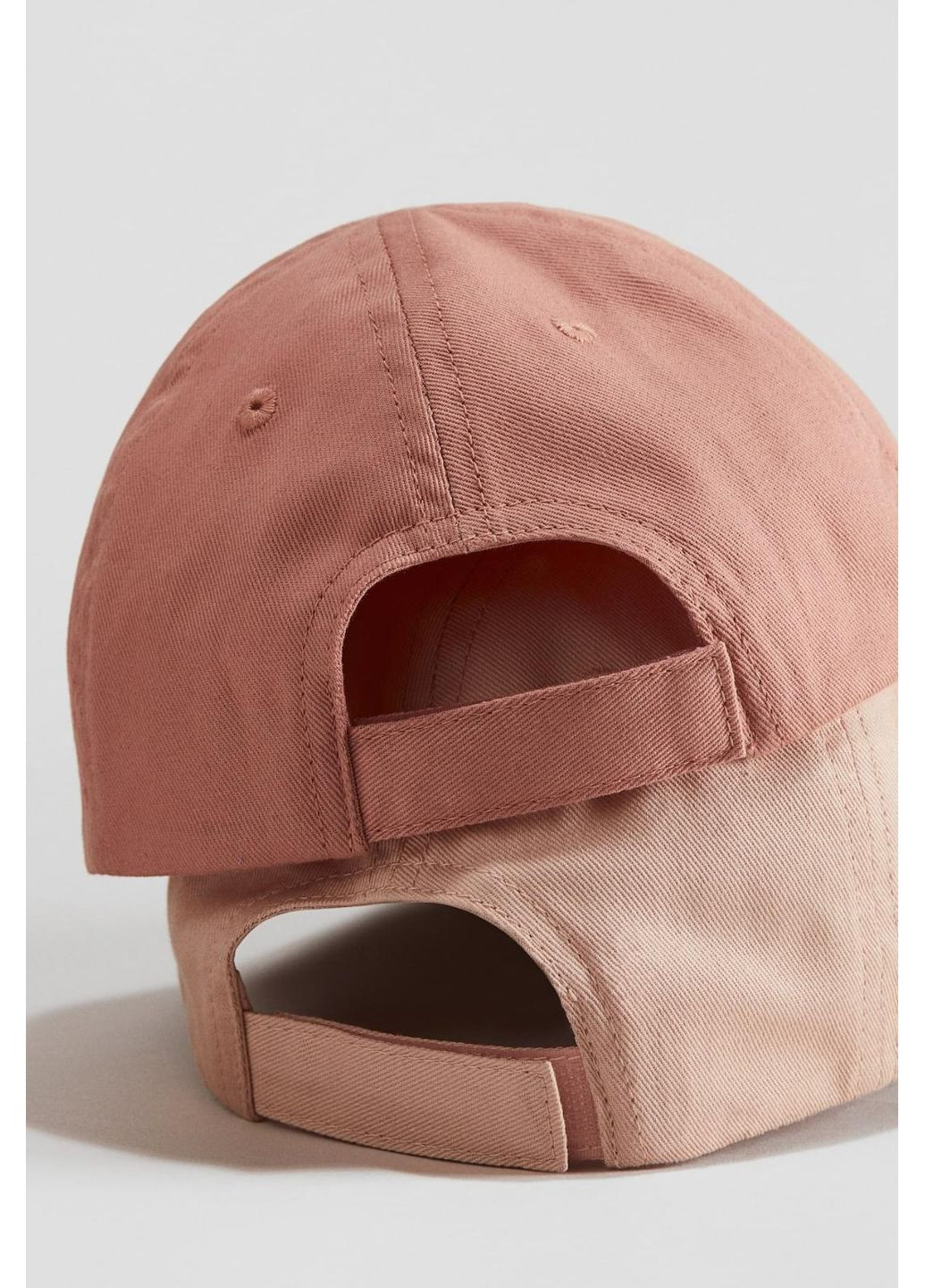 Набір дитячих кепок 2 шт для дівчинки Рожева Пудрова (25101503) H&M (365300777)