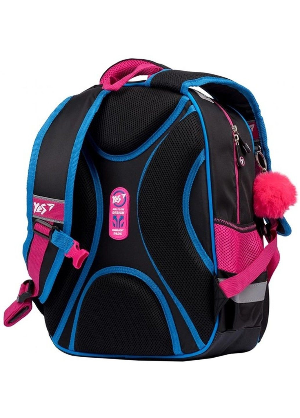 Рюкзак школьный S-40 Barbie,черный с малиновым 558792 Yes (283038774)