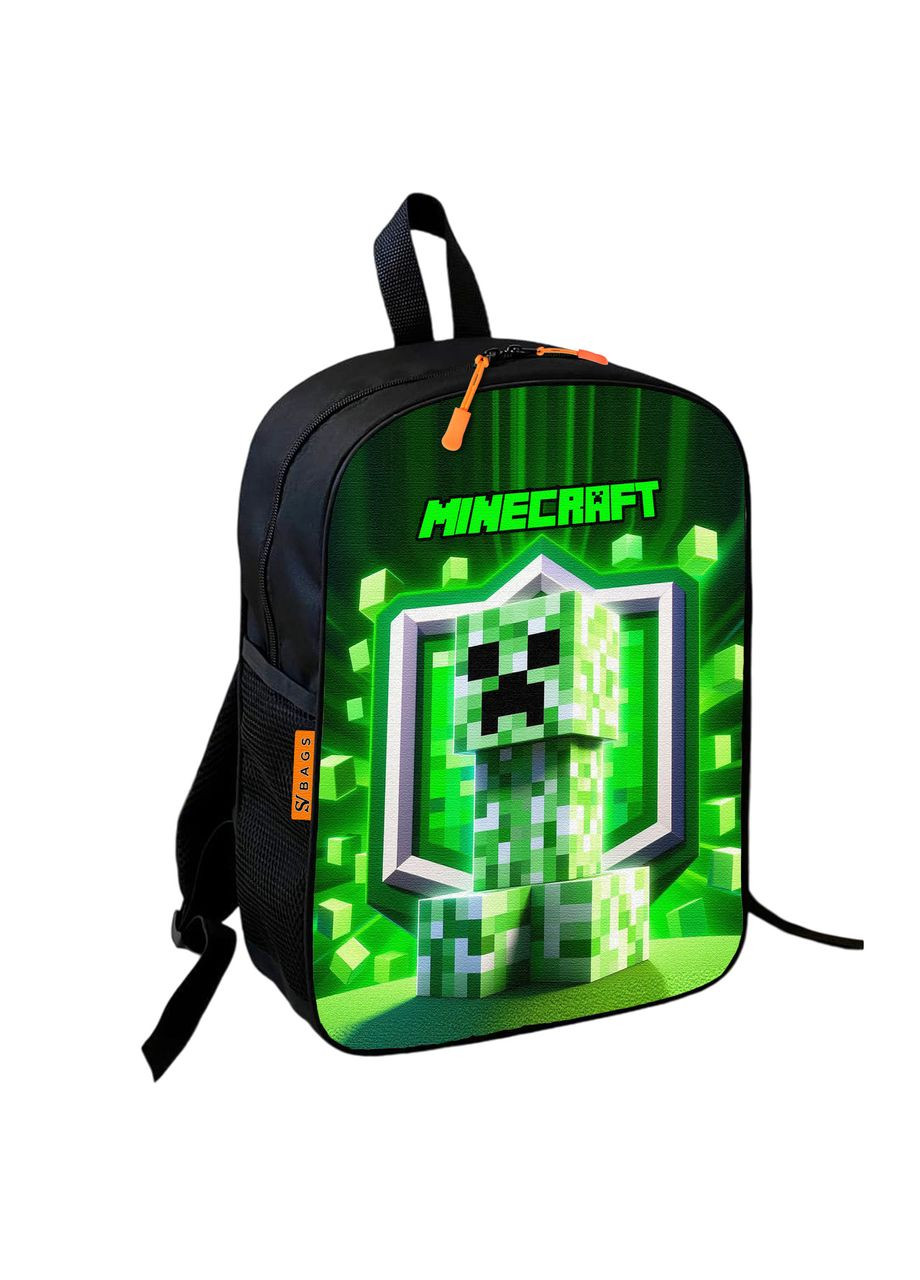 Рюкзак шкільний дитячий Майнкрафт Кріпер «Minecraft» 36х27 см для хлопчика (0425) No Brand (307810187)
