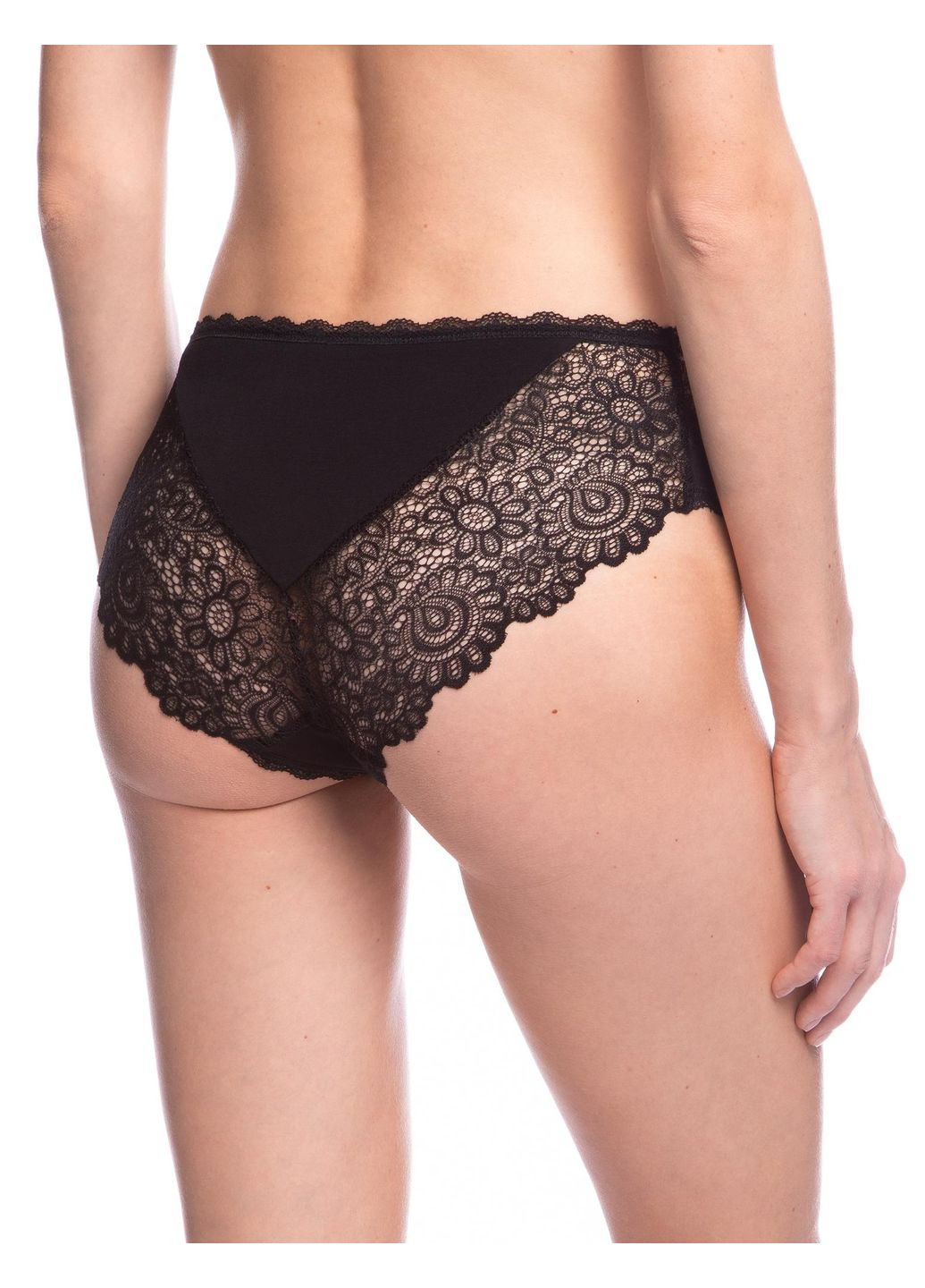 Труси жіночі бікіні 2 шт. bikini L black/ecru(чорно-бежевий) (арт MOD1563BI) Lama (294051469)