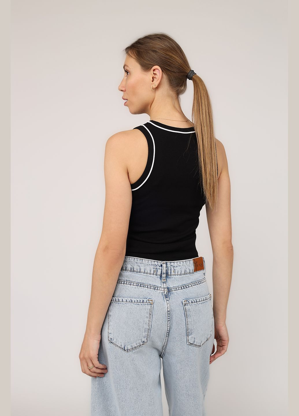 Майка з широкими бретелями жіноча колір чорний CB-00275299 Karol — 330222817