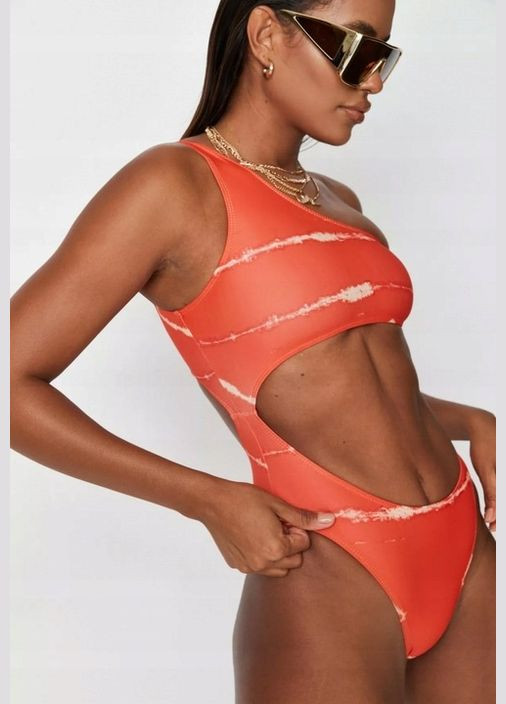 Комбінований літній злитий купальник Missguided