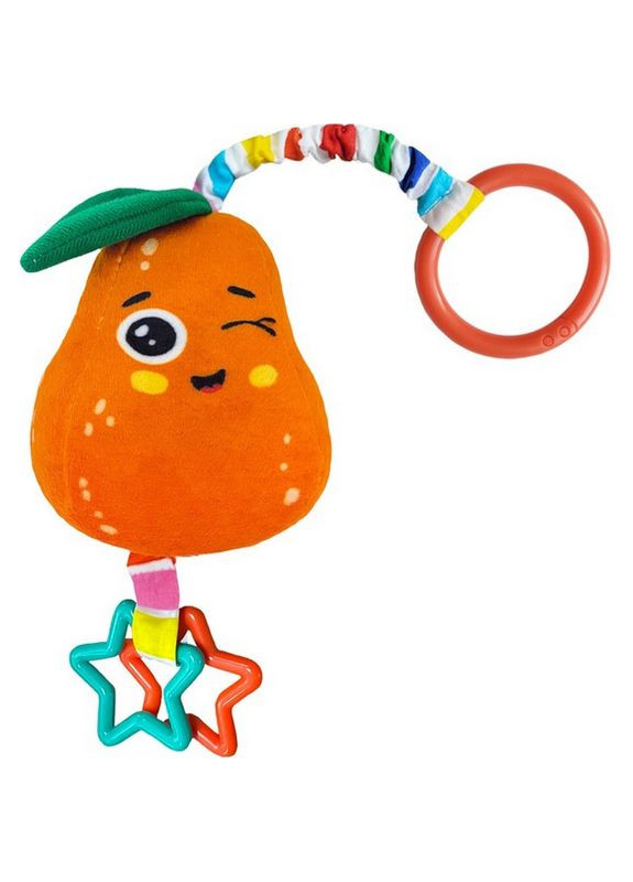 Погремушка-подвеска Груша для новорожденных с прорезывателем развивающая игрушка для малышей игрушка для сна Macik (368755544)