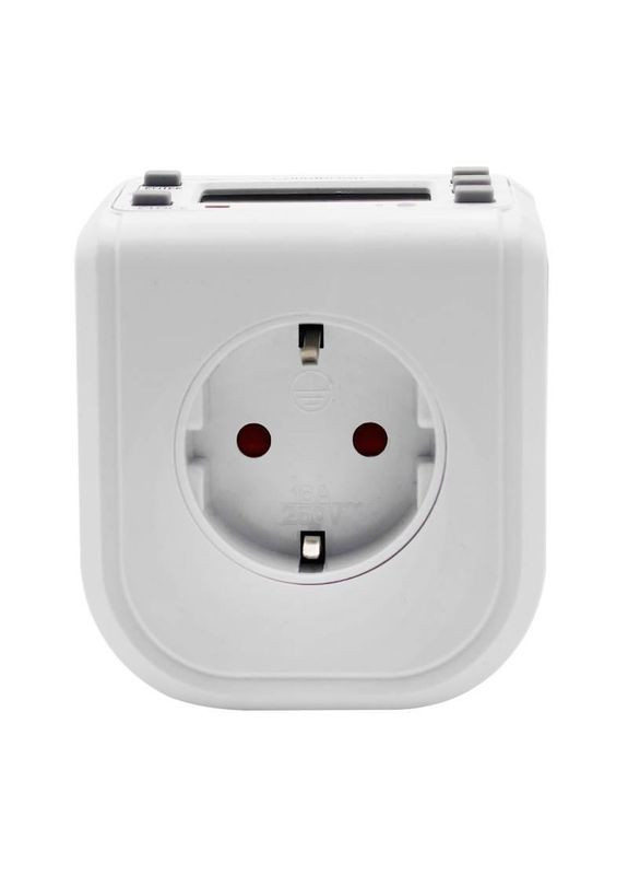 Розетка з таймером тижнева SwitchTimer X243 16А 230В Біла (XSTDС072401W 7324) XON E-Tech (304422415)