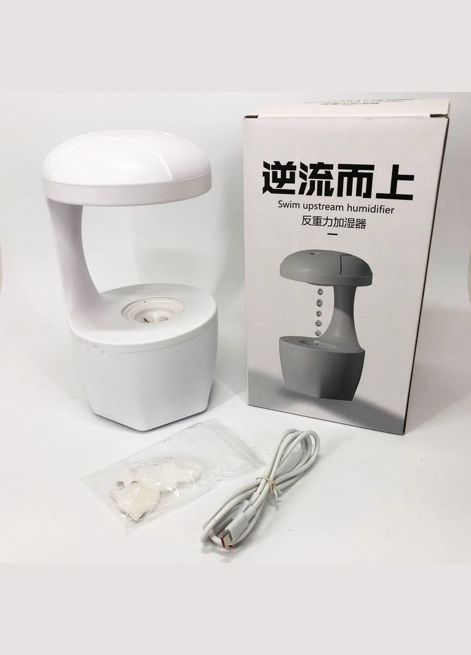 Антигравитационный капельный увлажнитель воздуха с обратным потоком Anti Gravity Humidifier 800 мл 5 Вт UKC (372908545)