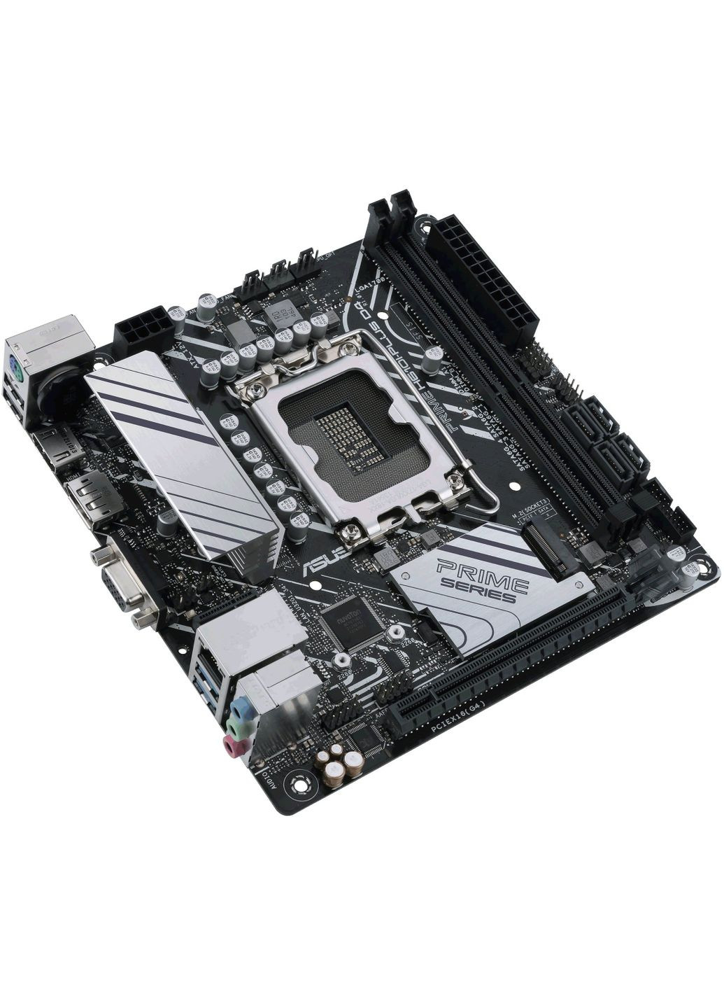 Материнская плата PRIME H610IPLUS D4-CSM s1700 H610 2xDDR4 M.2 HDMI D-Sub DP mITX Asus (314749165)