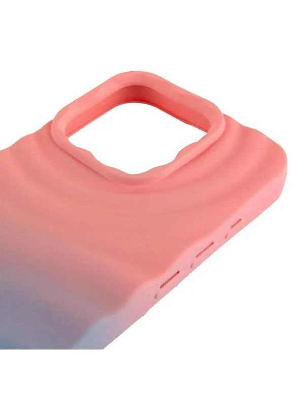Чехол TPU ColorWave для Apple iPhone 15 Pro 6.1" силикон Peach/Sky No Brand (403021889)