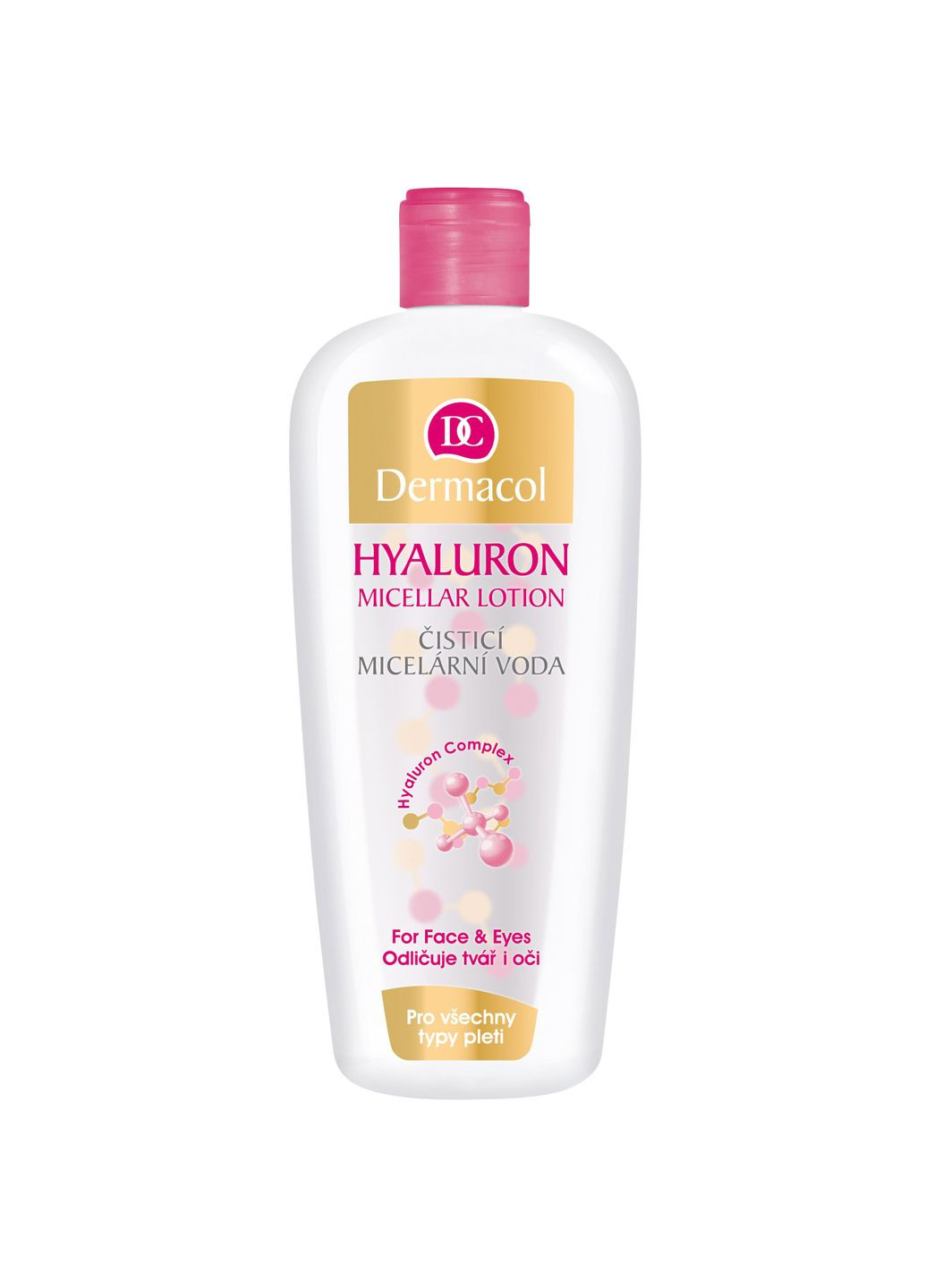 Міцелярна вода Hyaluron Micellar Lotion 400 мл Dermacol 21519 (328447986)