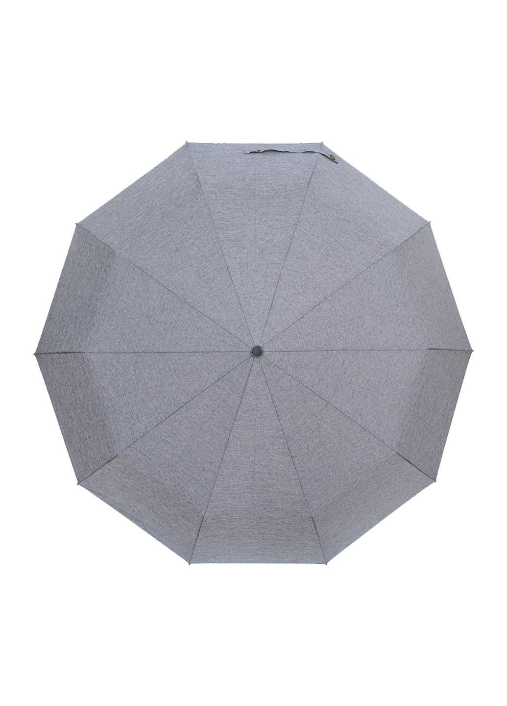 Серый зонт складной z311-03 полный автомат серый Real Star большой система антиветер (366889607)