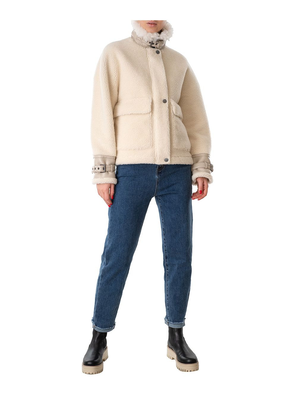 Кремовая куртка женская Beaumont