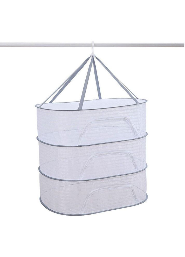 Підвісна сітка сушарка для сушіння риби, фруктів, овочів, грибів 3 яруси China (348316089)