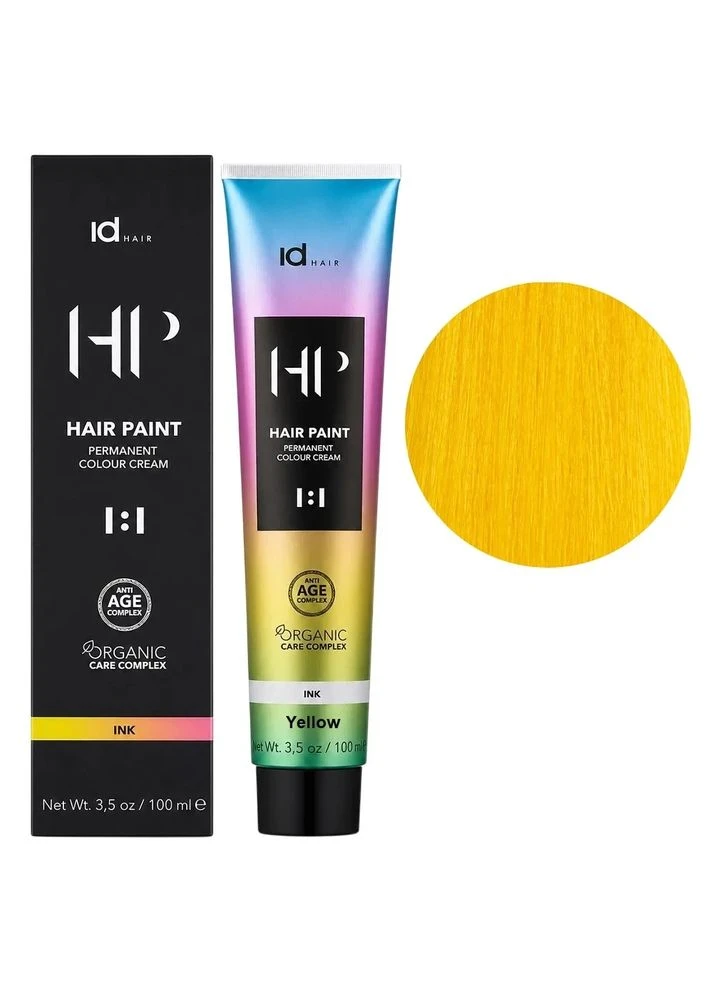 Крем-краска для волосся перманентна Hair Paint OCC Ink Yellow 100 мл idHair (398938417)