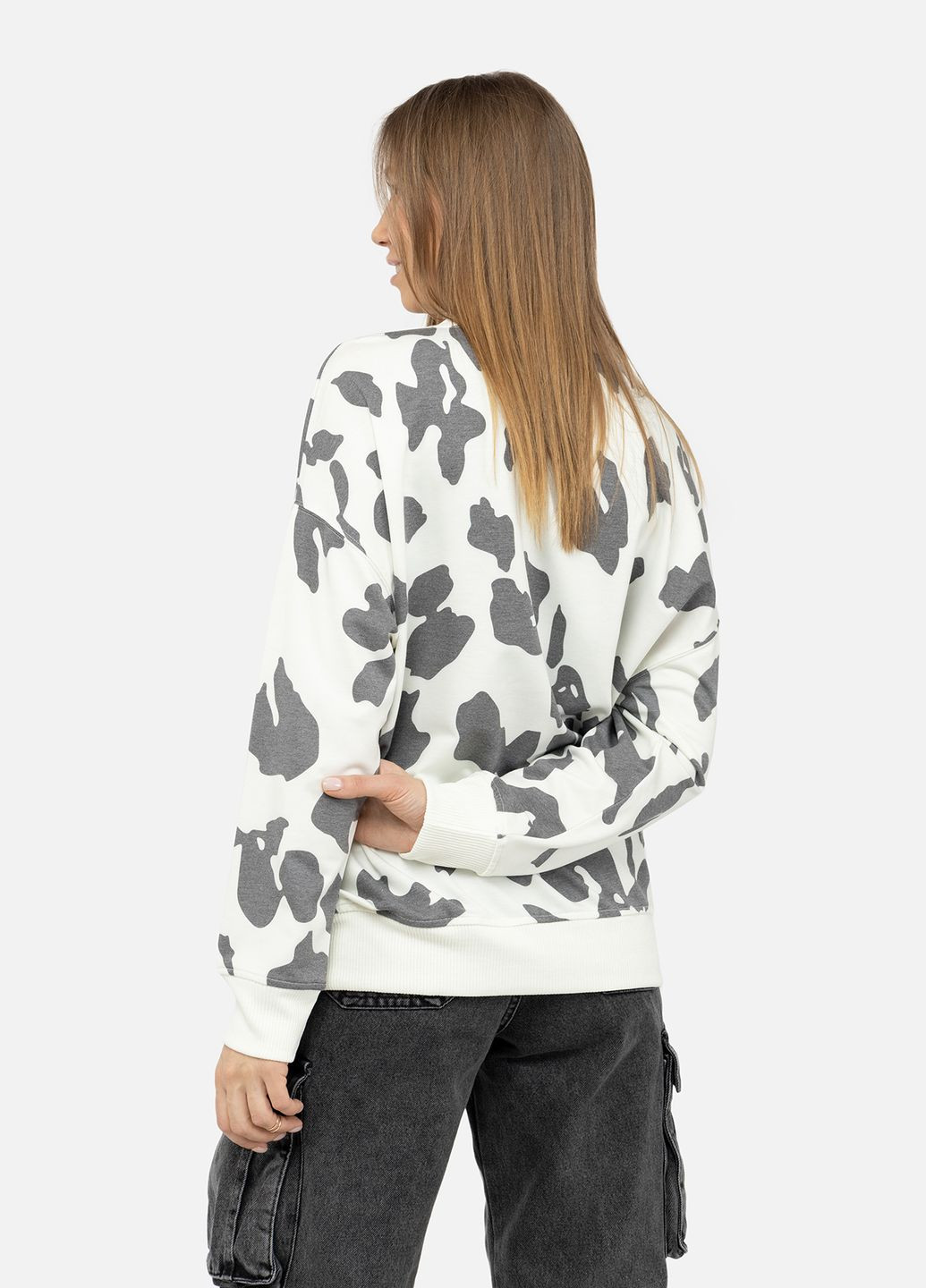 Молочний жіночий світшот колір молочний cb-00244527 Mariquita (319102307)