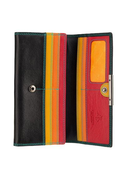 Кошелек женский кожаный черного цвета Visconti (336377526)