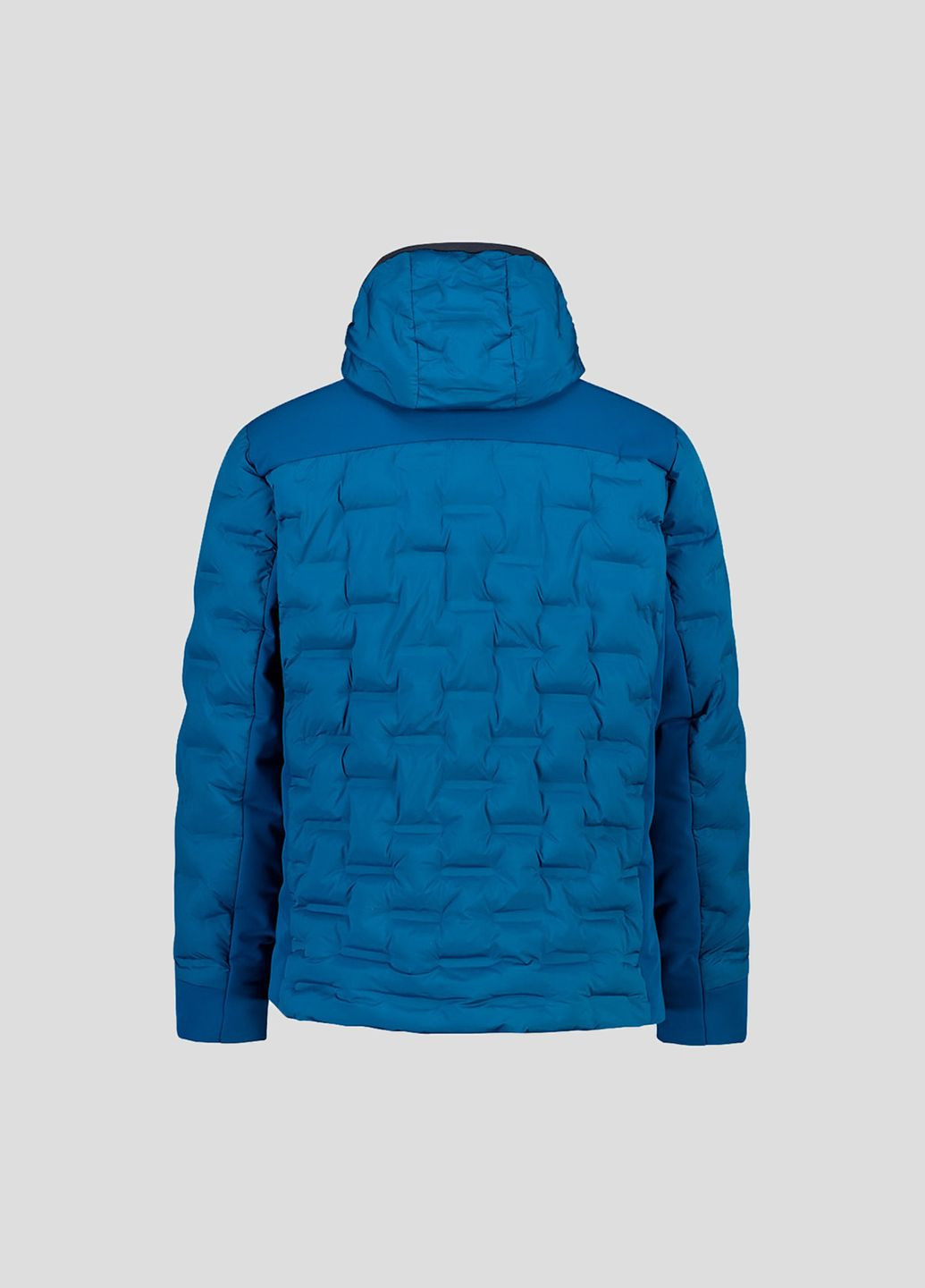 Синяя зимняя мужская синяя куртка на синтепоне man jacket snaps hood CMP