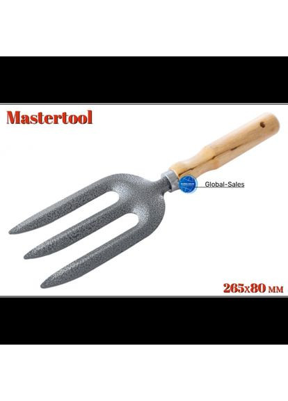 Вила Mastertool 265 x 80 мм ручка дерево (14-6192) Master Tool (335048255)