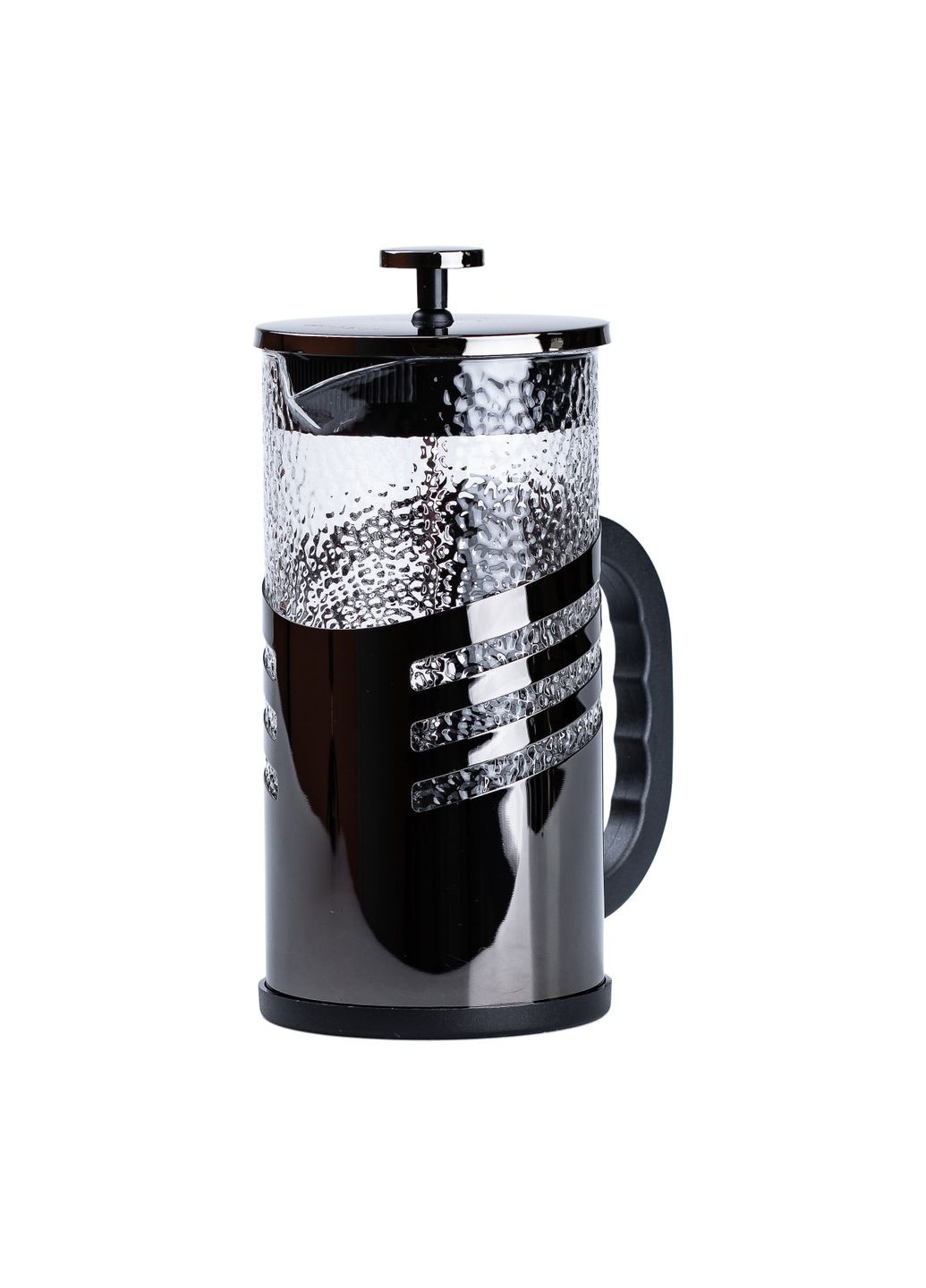 Френч-прес чайник скляний Haus Roland 1 літр з фільтром фактурний, TS Kitchen (358650151)