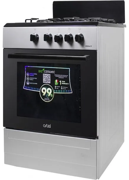 Плита газова OTTIMA-G GREY (ГазКонтроль) Artel (360573105)