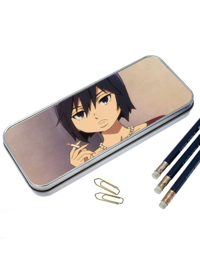 Пенал школьный для мальчика и девочки металлический Город, где нет только меня #017 7*18 см Silver No Brand (309151971)