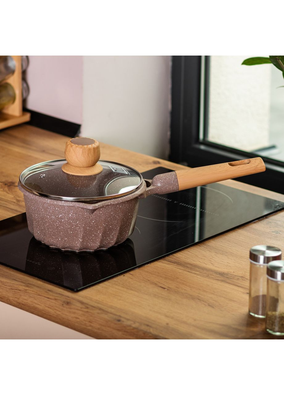 Сотейник з антипригарним покриттям 2,9 л з товстим дном Ø 18 см MGC (360456914)