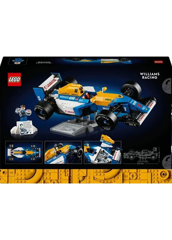 Конструктор Icons Williams Racing FW14B и Найджел Мэнселл 799 деталей (10353) Lego (361885479)
