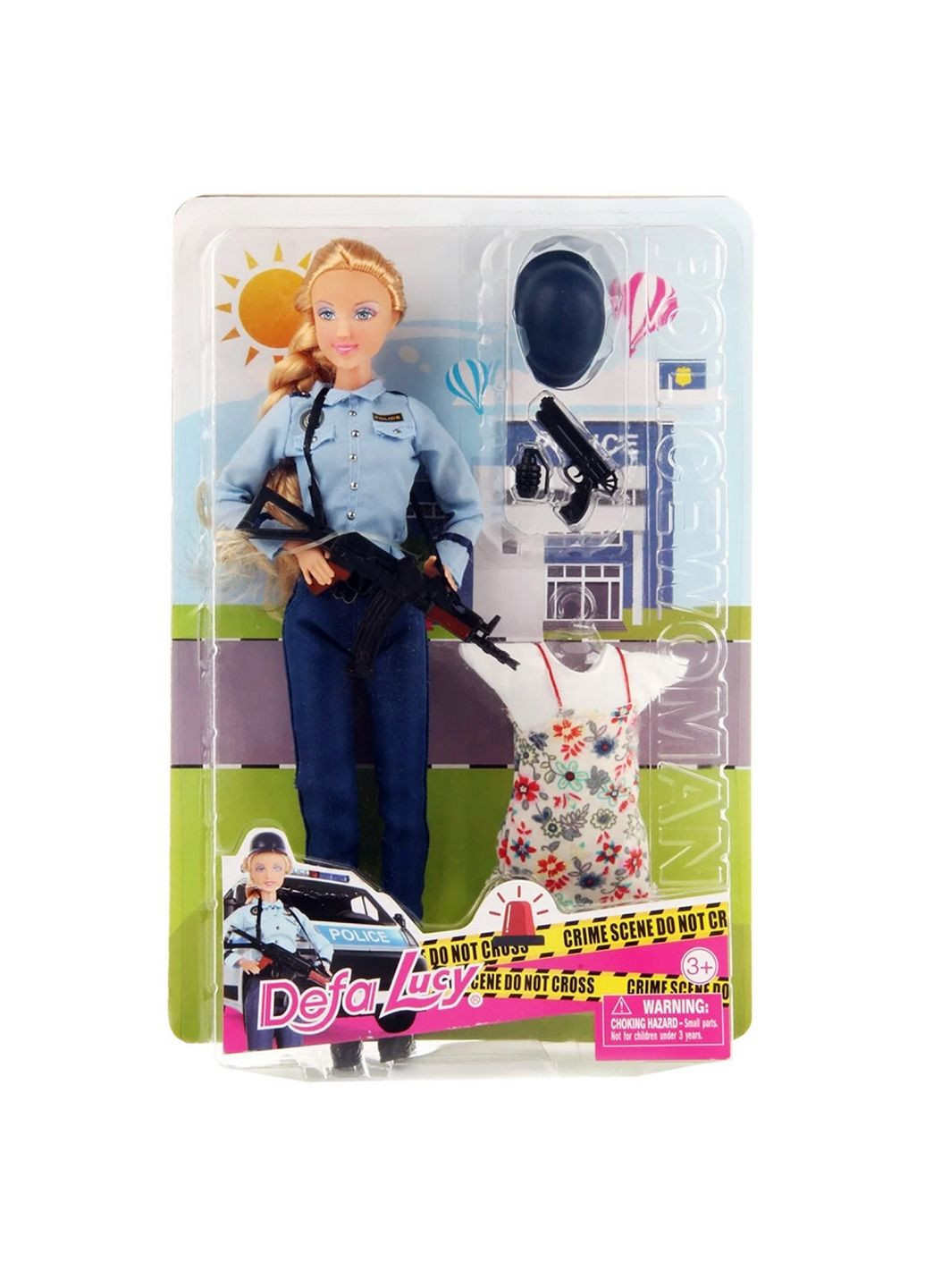Кукла с нарядом, полиция, платье 29 см Bambi (289458529)