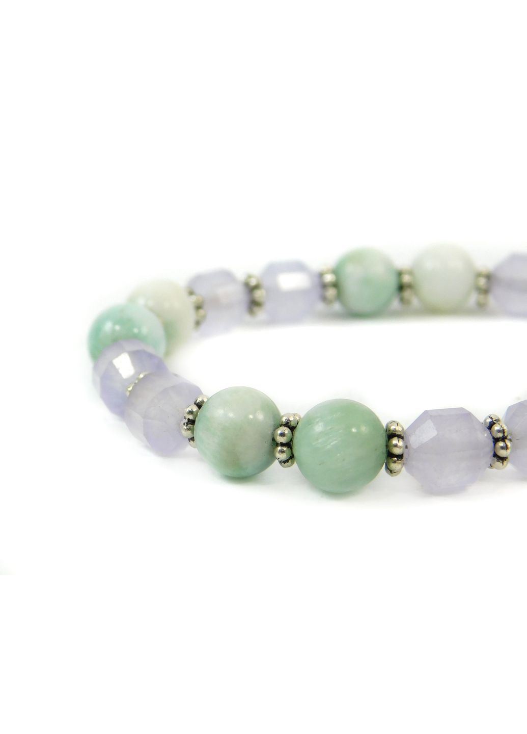 Эксклюзивный браслет "Фаина" Ларимар, Кварц 14 Fursa fashion (327273724)