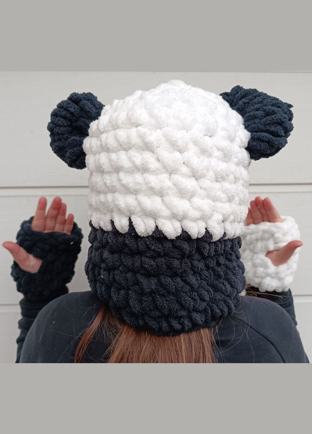 Детская шапка-балаклава "Панда" Alize (358068374)