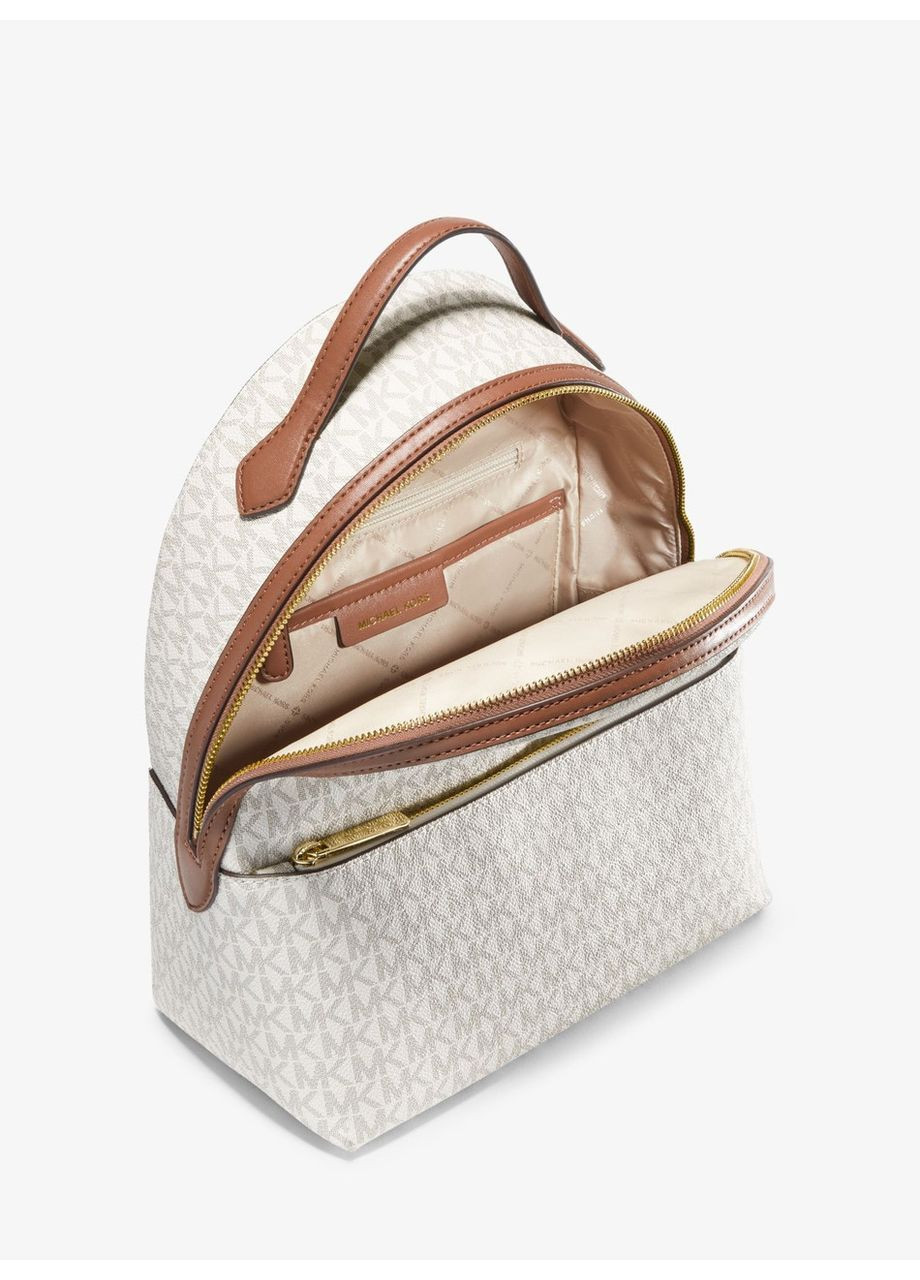 ЖІночий рюкзак, монограмна канва, з написом, білого кольору Michael Kors slim fit (367833361)