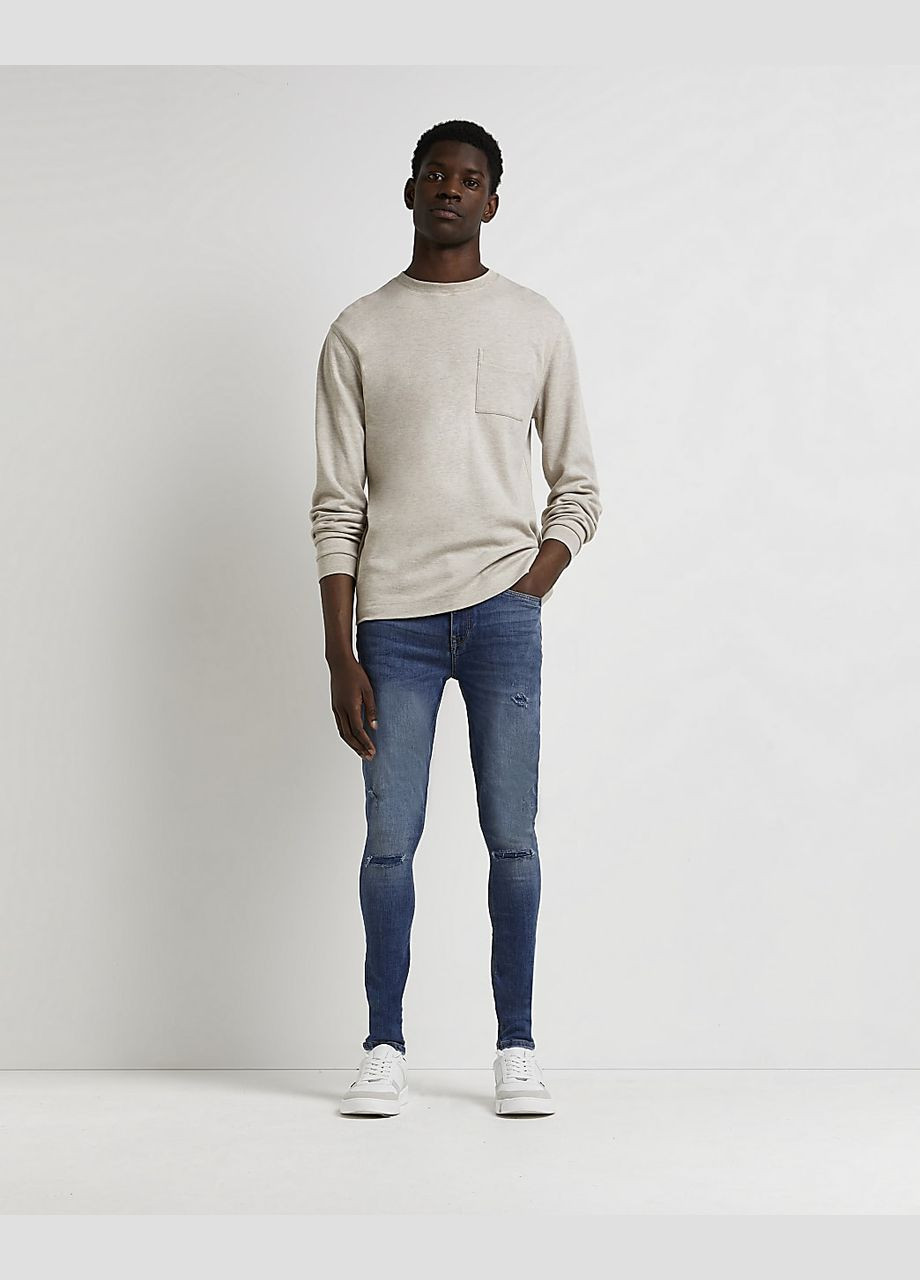 Синие джинсы демисезон,синий, River Island