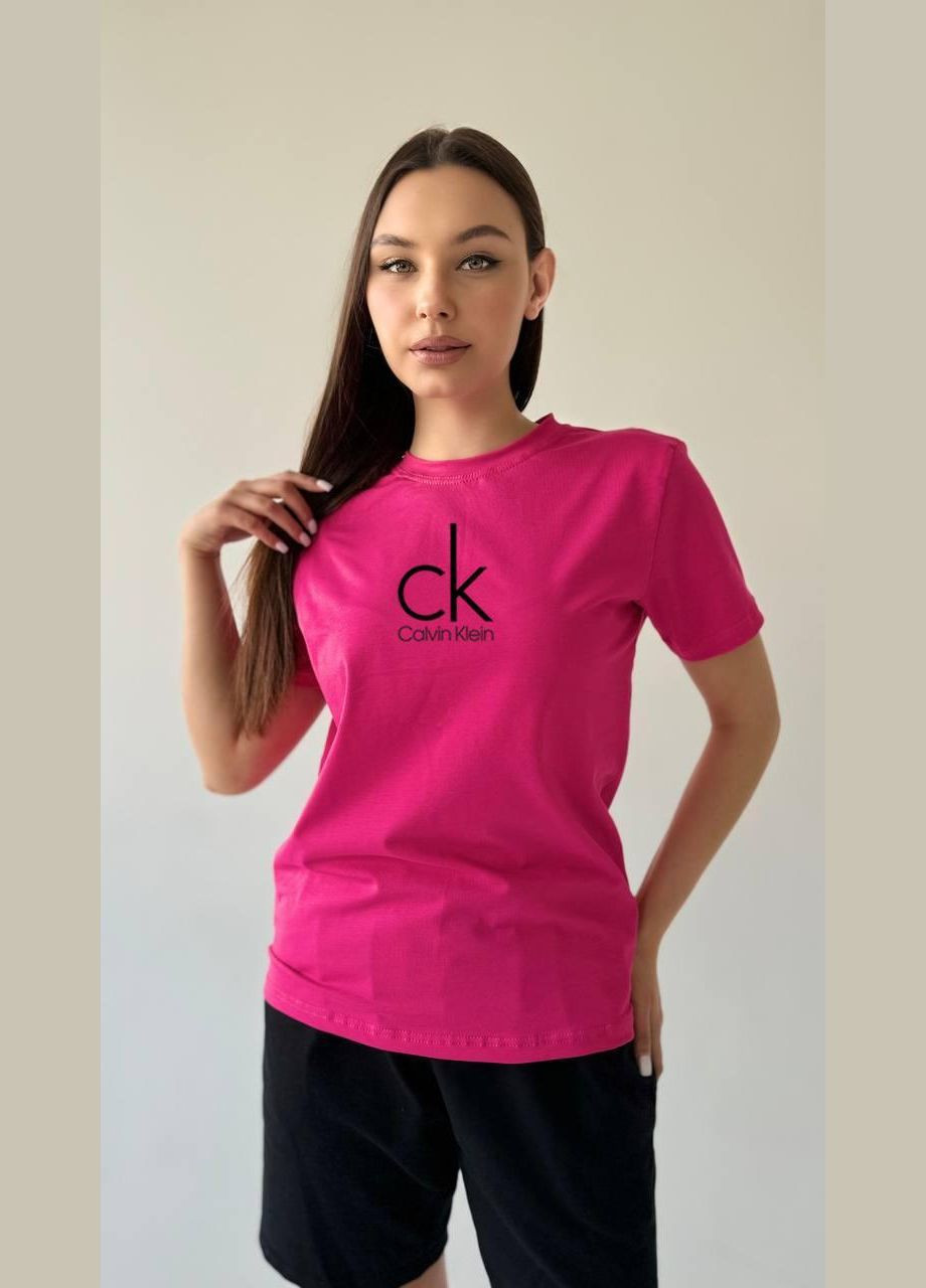 Женский летний розовый комплект No Brand (367982313)