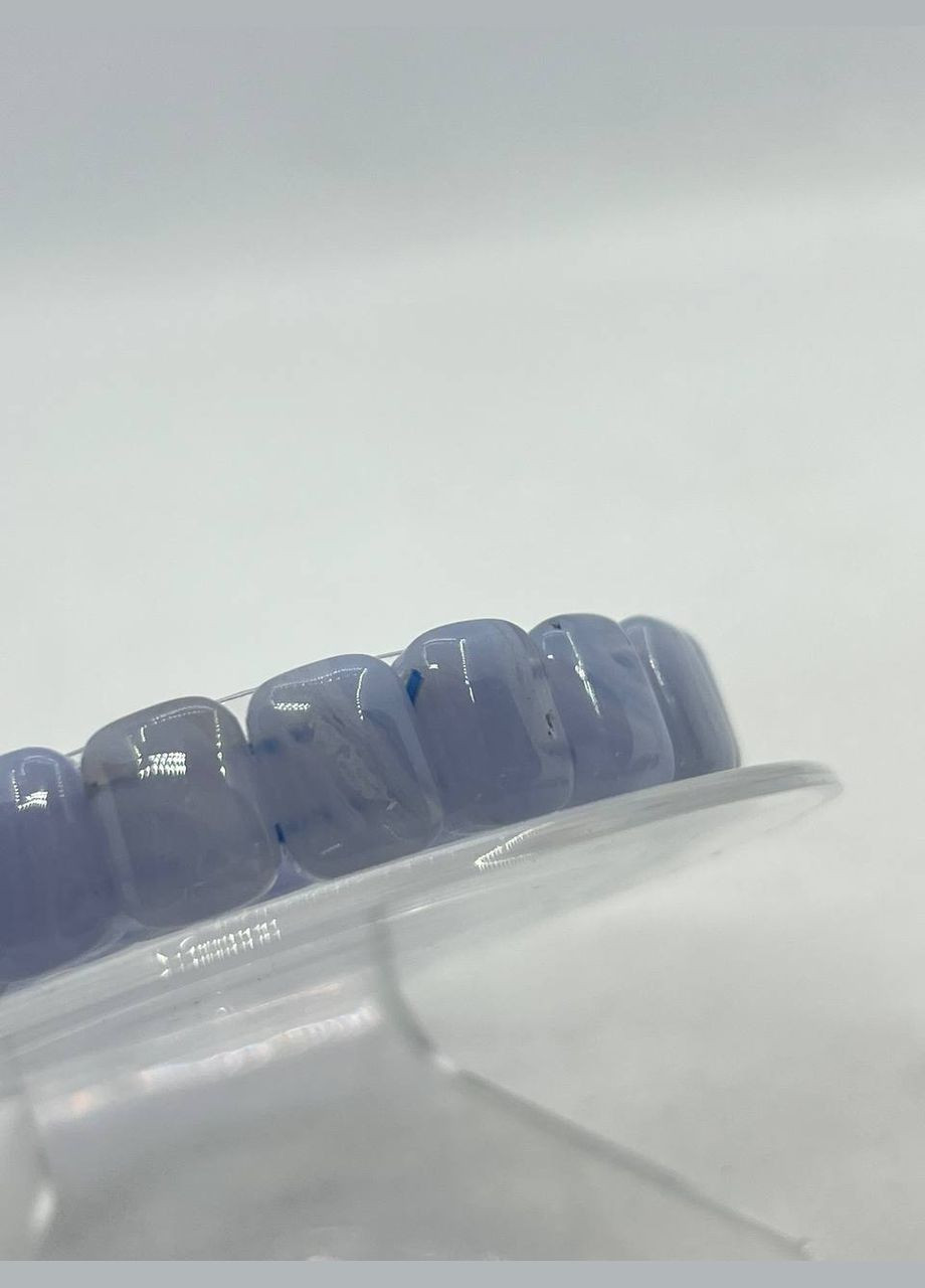 Браслет голубой агат 30 гр 19 см No Brand (315913477)