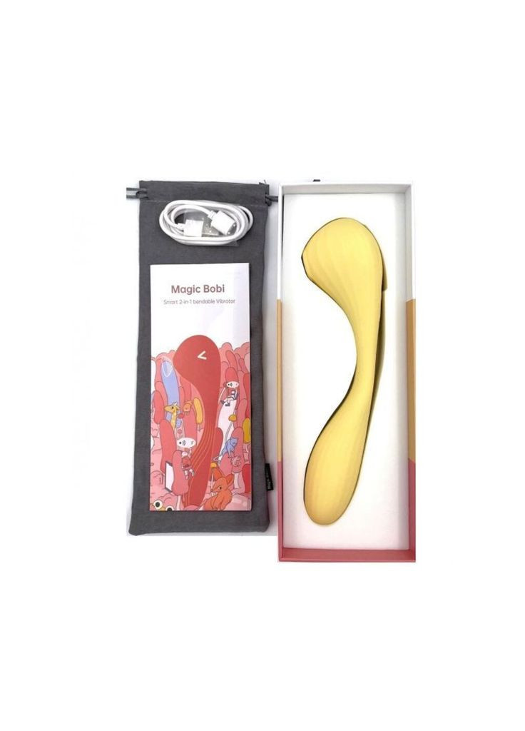 Вакуумный вибратор Magic Bobi Yellow INTERSHOP Magic Motion (341303910)