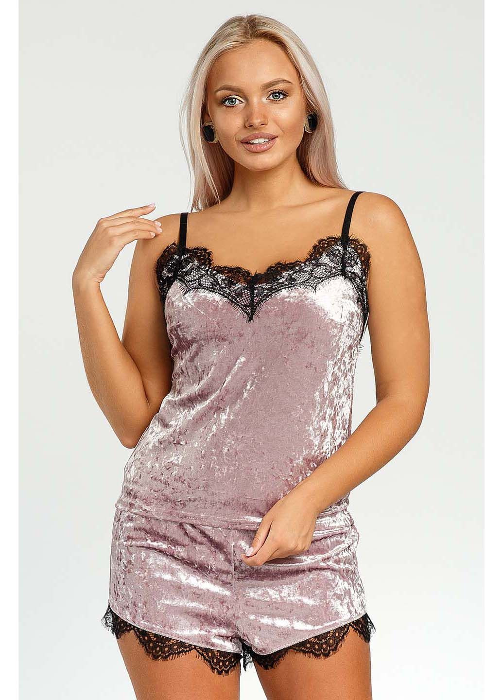 Рожева піжамний комплект Ghazel