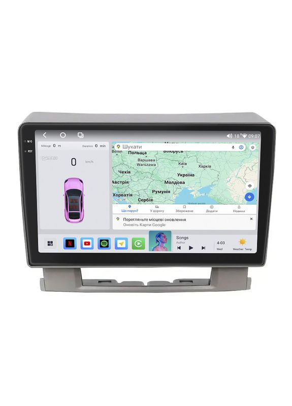Штатная магнитола 9" для Opel Astra J Рестайлинг 2012-2017 4/64 QLED CarPlay GPS 360 Prime 4 шт. Lesko (336193101)