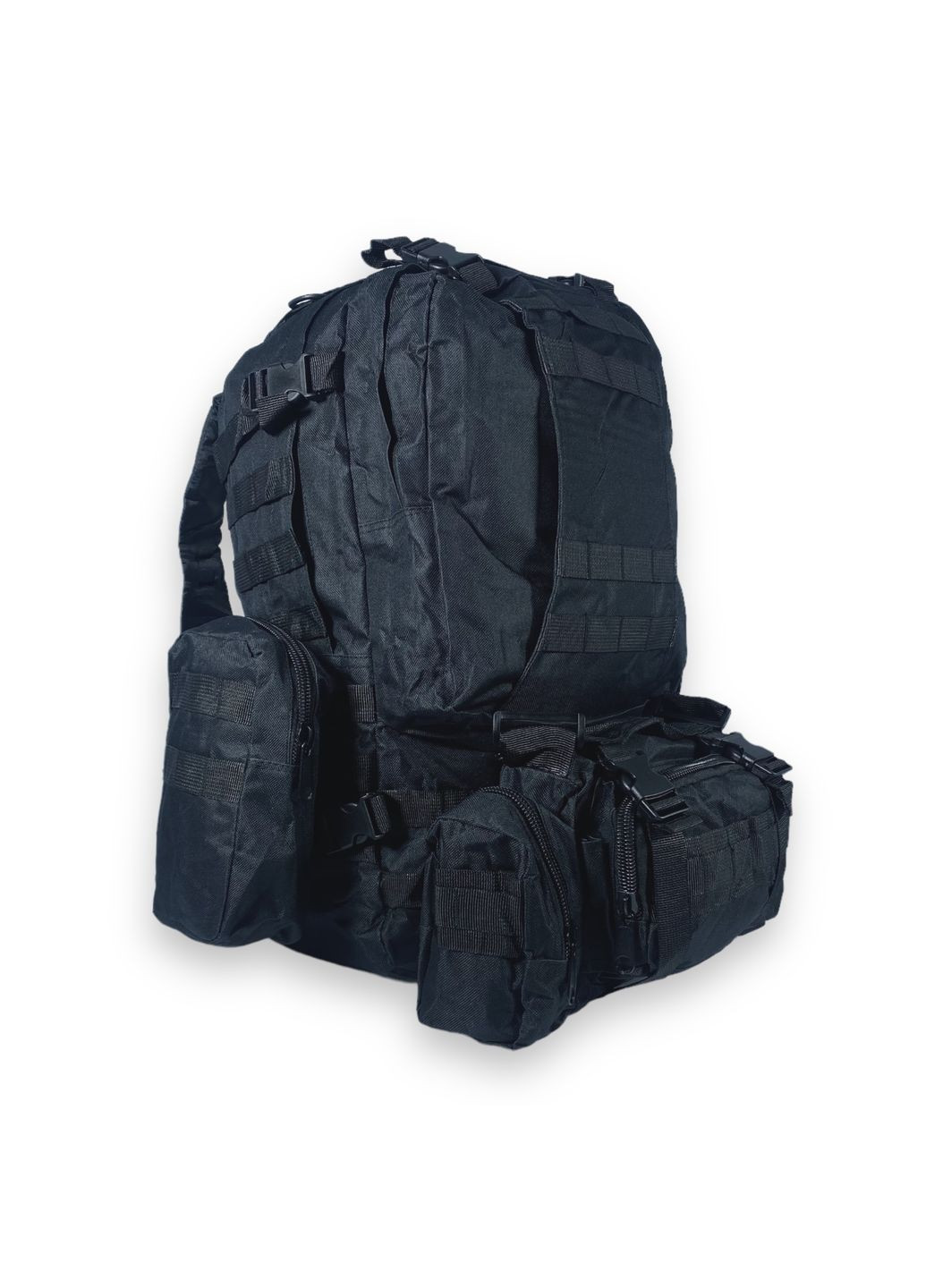 Тактический универсальный рюкзак 30 л со съемными карманами и сумкой размер: 50*30*17 см черный Y.C.Daishu (285814712)