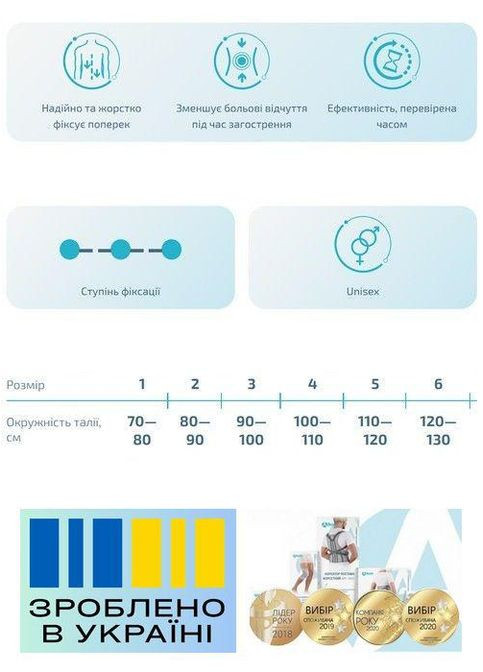 Бандаж пояснично-крестцовый . 1/70-80см. Жесткий. Ребра жесткости. Корсет поясничный. Alkom 2030 (367722657)