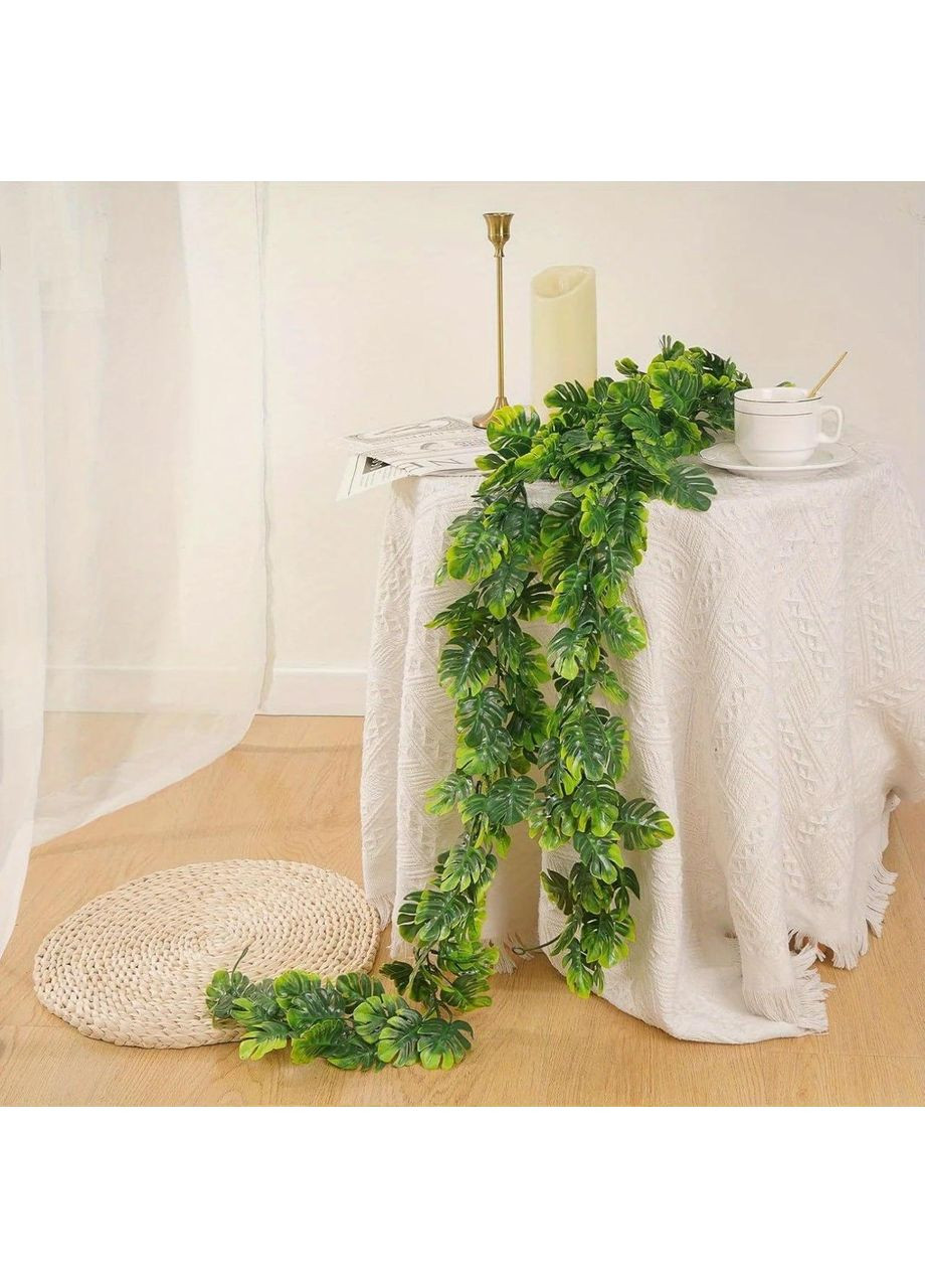 Искусственная монстера, лиана в комнату, для декора, террариумов и прочего 170 см. No Brand (370290510)