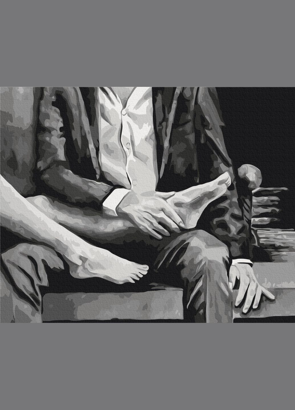 Картина по номерам " Язык тела 2 © Anna Esthete " 48x60 см Brushme (371804698)