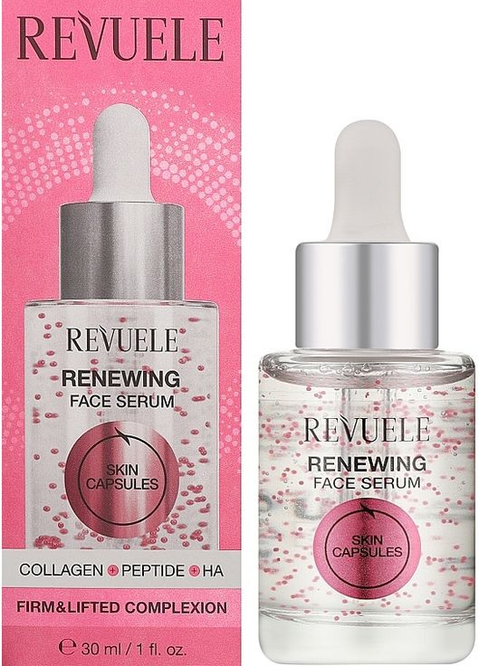 Восстанавливающая сыворотка для лица Skin Capsules Renewing Face Serum 30ml (1486655-37619171) REVUELE (368610079)